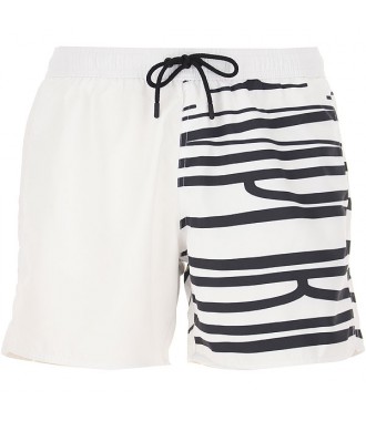 EMPORIO ARMANI męskie kąpiel&oacute;wki szorty WHITE
